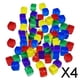 thumbnail image 1 of Paquete de 3-6 juegos de mesa de cubos de dados coloridos, 100 Uds., 10mm, para juguetes de fiesta KTV 4 piezas, 1 of 8