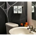 thumbnail image 2 of Serafina Home Halloween Bathroom Fingertip Towels Set of 2 – 12" x 18“ Spider Web Design – Soft & Absorbent Decorative Tip Towels for Bath and Kitchen Decor, 2 of 8