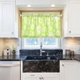 thumbnail image 6 of Coolnut Daisy Kitchen Curtains 2 Panels, UV Protected Tier Curtains Half Window Curtains Kitchen Tiers for Guest Room Bathroom Sink Laundry Room Basement,24 x 27 Inch, 6 of 6