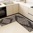 thumbnail image 5 of Kitchen Rugs Sets of 3 Non Slip Washable Kitchen Mats for Floor, Waterproof Kitchen Runner Rug, Floor Mat Carpet for Entryway, Laundry, Sink, Hallway, Bathroom, 5 of 10