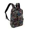 thumbnail image 1 of Colorful Cartoon Monster Mass Canvas Backpack Halloween, 1 of 3
