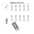 thumbnail image 3 of Christmas String Lights, USB Powered Light String, 10 Feet Multicolor Indoor Outdoor Decorative Lighting, Remote Control Plastic Durable Party Decoration, 3 of 7