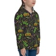 thumbnail image 5 of Kdxio Carnival Mardi Gras3 Pattern Kids Boys Girls Zip Up Hoodie 3D Printed Hooded Sweatshirt Hoody Coat with Pocket 7-12 Y-Medium, 5 of 6