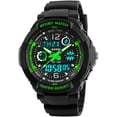 thumbnail image 1 of Boys Watches Durable Cool Analog Digital Electrical LED Dual Time BLACKGREEN, 1 of 6