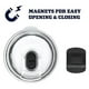 thumbnail image 5 of Taza YETI Rambler 710 ml de acero inoxidable con aislamiento al vacío, color negro, 5 of 6