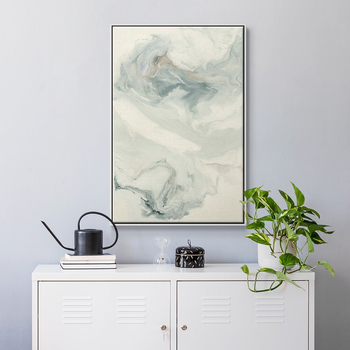 Untitled Framed Premium Gallery Wrapped Canvas - Ready to Hang - 27 x 41 - White Floating Frame