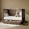 thumbnail image 6 of Art of Nursery by Storkcraft Casablanca 5-in-1 Convertible Baby Crib with Drawer, Hazelnut, 6 of 21