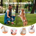 thumbnail image 3 of Parque infantil para perros VEVOR, 8 paneles, 76 x 61 cm, metal para interiores y exteriores, 3 of 9