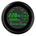 thumbnail image 3 of Motorcycle GPS Speedometer With Tachometer Digital LCD Display With , Alarm, Oil Press Alarm, Left /Right Turn ,High Precision, 3 of 7