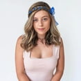 thumbnail image 2 of Madison Braids Women's Braided Headband Hair Braid Hair Piece Extension - Lacey Two Strand - Ashy Highlighted, 2 of 4