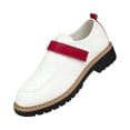 thumbnail image 2 of Women’s Casual Slip on Tassel Loafers Dressy Non-Slip Chunky Sole Leather Womens Casual Shoes Comfortable Walking Shoes Slip On Shoes Women Wide Toe Box Business Loafers Moccasins Comfort Flats 38, 2 of 5