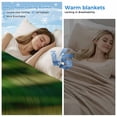 thumbnail image 2 of Zen Stones Water Flowing Cooling Blanket, Lightweight Breathable Summer Throw Blanket with Double Sided Cold Effect, Floral Green Forest Picnic Beach Blankets Bed Sheet for Hot Sleepers 40"x60", 2 of 8