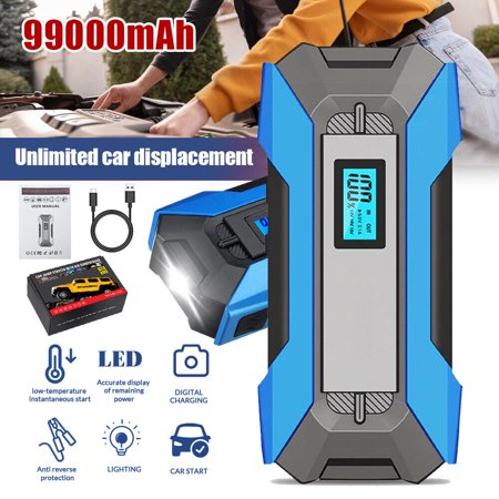 Audessy Portable 99000mAh Car Jump Starter Booster Jumper Box Power Bank Battery Charger