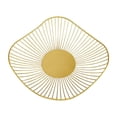 thumbnail image 1 of Frutero de alambre con forma de cesta, centro de mesa para la cocina, comedor y encimera. B_Gold_S, 1 of 5
