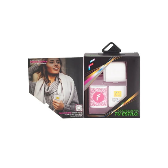 Cargador Completo 20w Con Cable  Y Doble Puerto Stickers Dama Forward COLLECTION