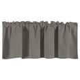 thumbnail image 2 of Short Blackout Curtains, Small Kitchen Curtain Tier Half Window Curtains for Bathroom Basement Cabinet Camper RV Bunk(XL,Gray), 2 of 3