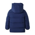 thumbnail image 5 of HILEELANG Kids Big Boys Winter Puffer Jacket with Hood Warm Light Weight Padded Water-Resistant Coat for Kids 6-13 Years, Classic Navy Blue, 5 of 9