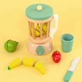 thumbnail image 1 of Children‘s Home Cooking Mini Kitchen Toy Girl Cooking Toy Simulation Wooden Tea Set Ice Cream Rack Bread Machine kitchen Toys, 1 of 7