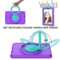 thumbnail image 2 of Support Rotatif à 360 Degrés pour Samsung Tab A7 Lite 8.7 T220 T225 2020 avec Design Étanche, Motif Aigle Réaliste, Sangle Réglable, 2 of 5