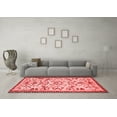 thumbnail image 3 of Ahgly Company Indoor Rectangle Animal Red Traditional Area Rugs, 2' x 5', 3 of 4