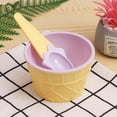 thumbnail image 4 of HBFAGFB Ice Bowls Lightweight Cute Tableware Daily Use Suitable for Family Restaurants Purple, 4 of 5