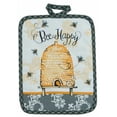 thumbnail image 3 of BEE HAPPY Honeybee Beehive Kitchen Tea Towel & Potholder Set, by Kay Dee, 3 of 3