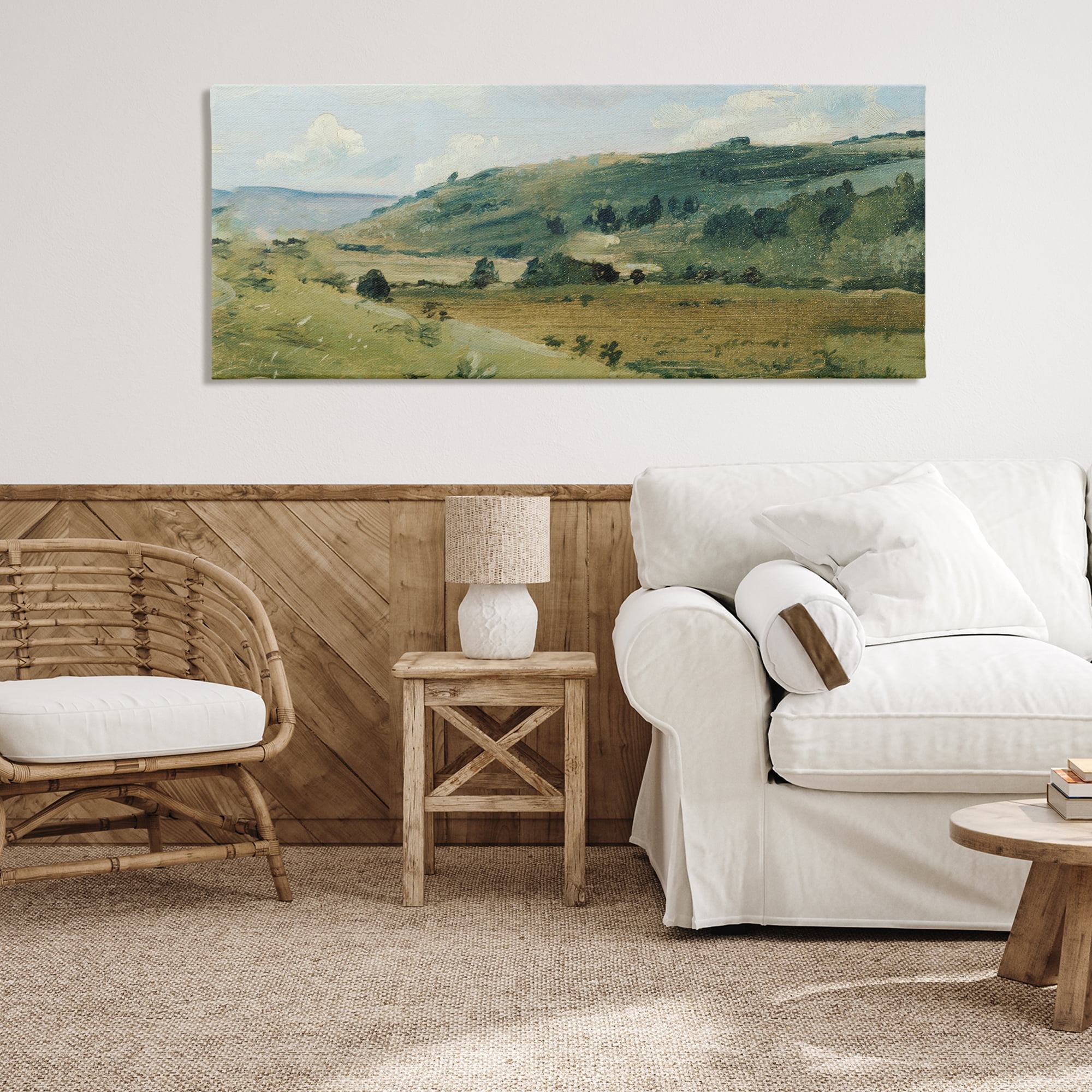 Stupell Industries Tree Dotted Countryside in Summer Canvas Wall Art, design by Lucille Price