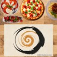 thumbnail image 2 of Joocar Abstract Spiral Design Linen Table Mats Set of 4 for Home Kitchen Table Decor 12x18 inch, 2 of 5