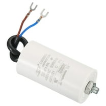 Uxcell CBB60 35uF Run Capacitor, AC450V 2 Wires 50/60Hz Cylinder with Screw 75x40mm