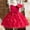 1-Red, variant on Toddler Dresses Flower Girl Dress Sleeveless Tulle Dress Tea Party Dresses for Girls Hot Pink Dress for Girls Kids Holiday Dresses Birthday Dress for Girls 2-3 Years