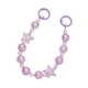 thumbnail image 4 of Llavero con cuentas, pulsera, bolso, cadena de dijes, cuentas de estrella de acrílico, cadena de bolso con cuentas Violeta, 4 of 8