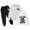 White, variant on Toddler Girl Outfits Fall Graphic Long Sleeve Hoodies Hoody Sweatshirt Drawstring Pants Oversized Fall Kids 2 Piece Outfit