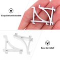 thumbnail image 3 of Cabilock 10PCS Refrigerator Shelf Clips - Stainless Steel Freezer Shelf Supports, Commercial Fridge Clips Rack Buckles Replacement Parts, 3 of 8
