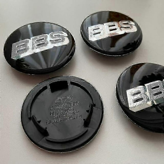 4x Bbs Rm + Rs 70 Mm 3d Logo Emblem Wheel Center Hub Cover