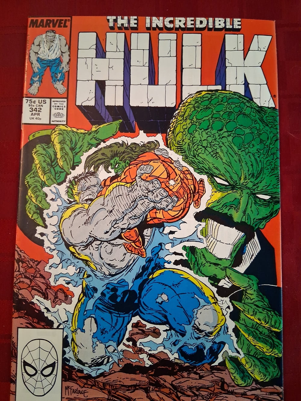 Cover of The Incredible Hulk #342