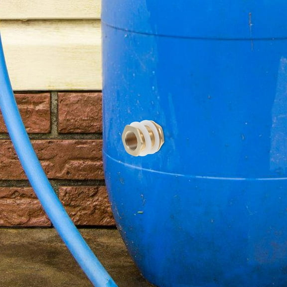 Masteelf Bulkhead Fitting for Garden Hose Tank Connector for Water Barrels Rain Aquarium Fittings