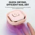 thumbnail image 3 of CNKOO Nail Drying Lamp Quick-drying One-button Switch Professional Portable Nail Dryer Manicure Lamp, 3 of 5