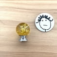 thumbnail image 3 of Labymos Porte Poignée Poignée Tiroir Tire Meubles Poignée 30mm Verre Cristal Aluminium Base Tiroir Armoire, 3 of 6