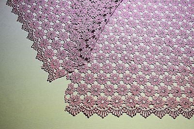 Lily 37" Daisy Venice Lace Fabric All Over Both Side Scalloped Edge 9 colors