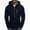O-Navy, variant on 2025 Men's Autumn and Winter Thin Hoodies for Men Heating Hoodie Casual Hooded Note Hoodie Sweatshirt Does Not include Mens Sweatshirts and Hoodies Battery