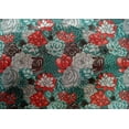 thumbnail image 5 of oneOone Cotton Silk Dusty Teal Green Fabric Florals Sewing Craft Projects Fabric Prints By Yard 42 Inch Wide, 5 of 5