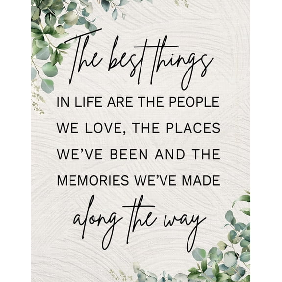 Best Things in Life Quotes Motivational Wall Art Poster Inspirational Positive Affirmation Canvas Wall Decor for Home Bedroom Living Room poster
