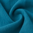 thumbnail image 6 of Neewe Ladies Summer Midi Dress Plain V Neck Short Sleeve Knee Length Dress Pleated Hem Daily Dresses, 6 of 6