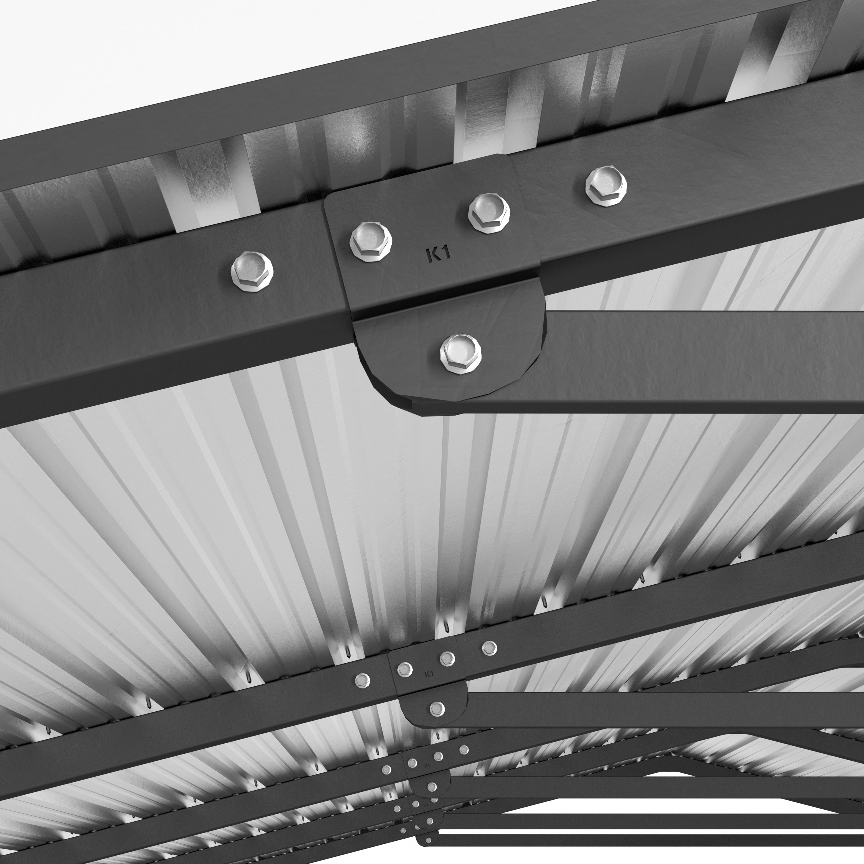 20x20FT Metal Carport Heavy Duty with Galvanized Steel Roof, Outdoor Garage Car Shelter Shade for 2 Cars, Boats and Truck