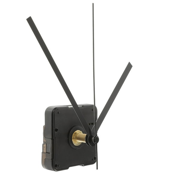 LEORX Easy Install Black Clock Movement Mechanism with Straight Hands