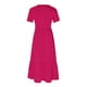 thumbnail image 4 of Qucoqpe - Vestido playero largo informal de verano para mujer, de manga corta, cuello redondo, holgado, con capas y bolsillos, en liquidación, 4 of 5
