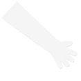 thumbnail image 4 of Guantes desechables de brazo largo, guantes de película plástica para cocinar, limpieza, granja, 50 piezas, color blanco Scienceny AF0103-01B, 4 of 6