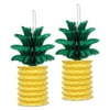 3 Packages - Pineapple Paper Lanterns (2/Package) by Beistle Party Supplies