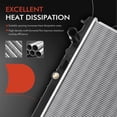 thumbnail image 5 of A-Premium Engine Coolant Radiator Assembly with Transmission Oil Cooler Compatible with Infiniti Q50 2014 2015 2016 2017 2018, 3.5L 3.7L V6 Engine, Replace# 214104GA5A, 214604GB5A, 5 of 9