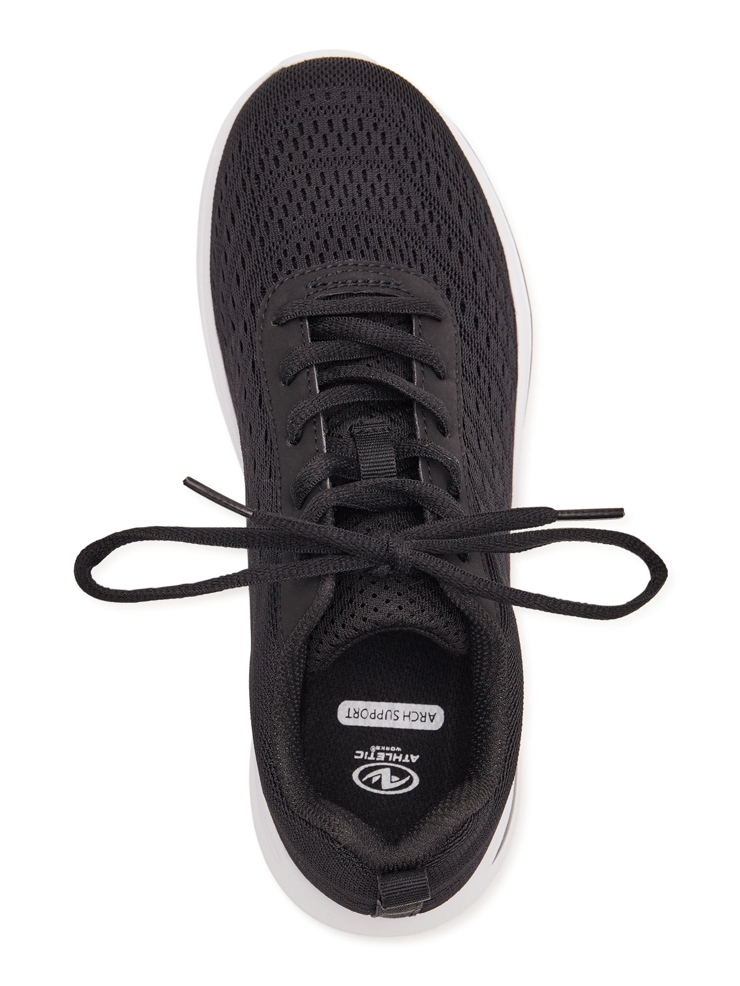 Athletic Works Women's Comfort Lace Up Sneaker, Wide Width Available